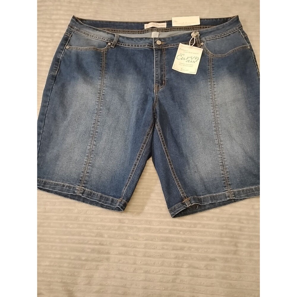 Curvy Jean Cato Est 1946 Denim Shorts  20w Casual